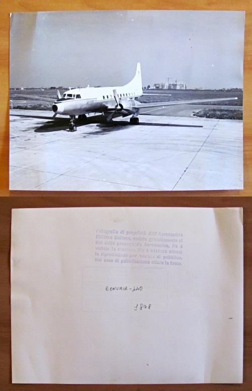 FOTO Archivio AERONAUTICA MILITARE AEREO CONVAIR 440 Libro