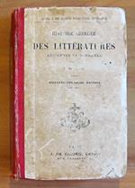 HISTOIRE ABREGEE DES LITTERATURES ANCIENNES ET MODERNES - Alliance des Maisons d'éducation chrétienne