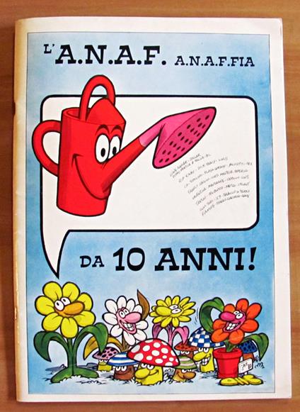 L' ANAF ANAFFIA DA 10 ANNI - Supplemento a Il Fumetto N.11 dell'Ottobre 1980 - copertina