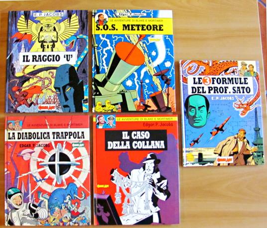 Le avventure di BLACK E MORTIMER - Lotto di 5 Albi - copertina