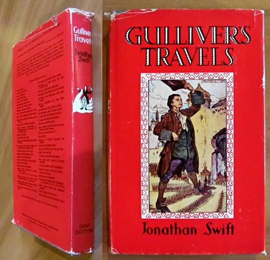 GULLIVER'S TRAVELS Into several remote nations of the world including Voyage to Lilliput ecc. - ill. RACKHAM - Jonathan Swift - copertina