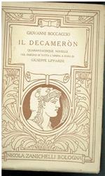 Decameron Quarantacinque Novelle Giuseppe Lipparrini Zanichelli Boccaccio