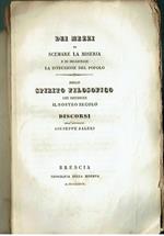 Dei Mezzi di Scemare La Miseria Migliorare La Istruzione Del Popolo Brescia 1807