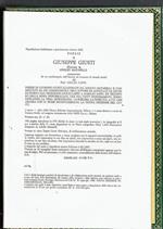 Poesie Di Giuseppe Giusti