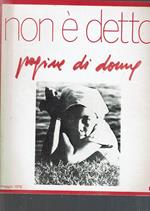 Non è Detto Pagine Di Donne. Maggio 1978