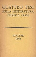 Quattro tesi sulla letteratura tedesca oggi