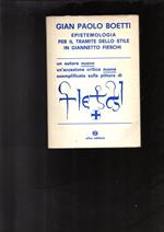Epistemologia per il tramite dello stile in Giannetto Fieschi