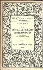 La critica letteraria contemporanea