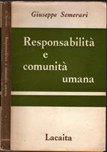 Responsabilità e comunità umana