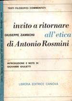 Invito A Ritornare All'Etica Di Antonio Rosmini