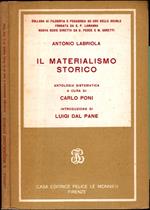 IL MATERIALISMO STORICO: ANTOLOGIA SISTEMATICA, a cura di Carlo Poni