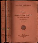 Storia Della Storiografia Italiana Nel Sec. Decimonono 2 Vol