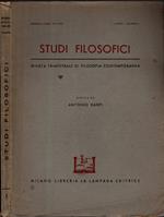 Studi Filosofici - Rivista Trimestrale Di Filosofia Contemporanea - Anno 1 N.1