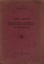 I santi Martiri Faustino e Giovita nei martirologi