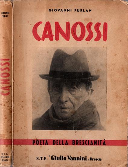 Canossi Poeta Della Brescianità Angelo Canossi Dialetto Bresciano** - copertina