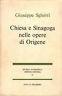 Chiesa e Sinagoga delle opere di Origene - G. Sgherri - copertina