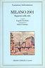 Milano 2001. Rapporto sulla città - copertina