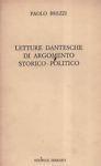 Letture dantesche di argomento storico-politico - Paolo Brezzi - copertina