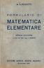 Formulario di Matematica Elementare - copertina