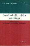 Problemi di critica verghiana