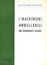 I matrimoni annullabili nell'ordinamento italiano