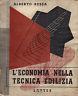 L' economia nella tecnica edilizia - Alberto Ressa - copertina