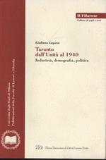 Taranto dall'Unità al 1940. Industria, demografia, politica