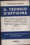 Il tecnico d'officina - Ferdinando Massero - copertina