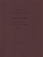 Mostra dell'opera grafica di Carlo Carrà nel salone napoleonico dell'Accademia di Brera