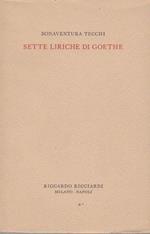 Sette liriche di Goethe