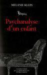 Psychanalyse d'un enfant