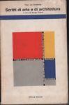 Scritti di arte e di architettura - Theo Van Doesburg - copertina