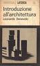 Introduzione all'architettura - Leonardo Benevolo - copertina