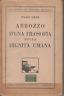 Abbozzo D'Una Filosofia Della Dignità Umana