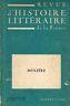 Revue d'histoire littéraire de la France