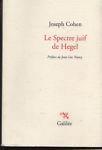 Le Spectre juif de Hegel - Leonard Cohen - copertina