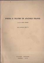 Poesia e teatro di Anatole France