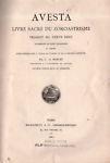 Avesta. Livre Sacré du Zoroastrisme