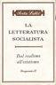 La letteratura socialista. Dal realismo all'estetismo