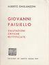 Giovanni Paisiello. Valutazioni Critiche Rettificate