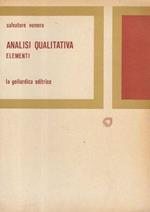 Analisi qualitativa, Elementi