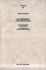 Vera philosophia. Scritti romanistici scelti