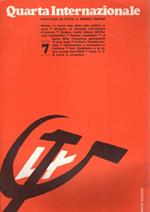 Quarta Internazionale. Nuova serie n° 7 ottobre 1972