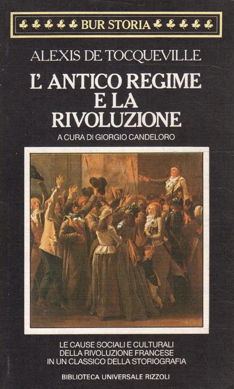 L' antico regime e la rivoluzione - copertina