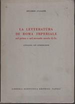 La letteratura di Roma Imperiale ne primo e nel secondo secolo d.C