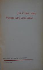 Per il suo nome, Verona sarà conosciuta