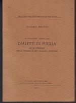 Le strutture verbali dei Dialetti di Puglia nelle version della parabola del figliuol prodigo