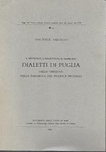 L' articolo, l'aggettivo, il nome dei dialetti di Puglia nelle versioni della parabola del Figliuol Prodigo