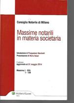 Massime notarili in materia societaria