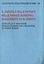 Il Capitolo delle entrate nelle finanze municipali in occidente ed in oriente